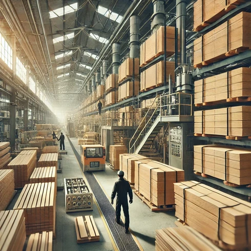 pabrik penggergajian kayu